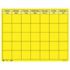 Horizontal Calendar Set, 22" x 28", Assorted Colors, Pack of 12