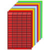 Vertical Incentive Chart, 14" x 22", Assorted Colors, Pack of 12