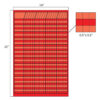 Vertical Incentive Chart, 14" x 22", Assorted Colors, Pack of 12