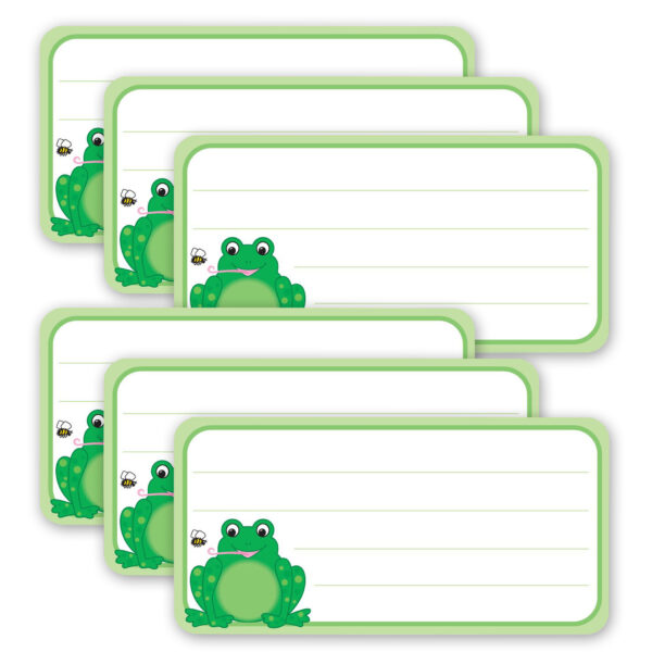 ERSSE-822-6.jpg Frog Nameplates, 36 Per Pack, 6 Packs