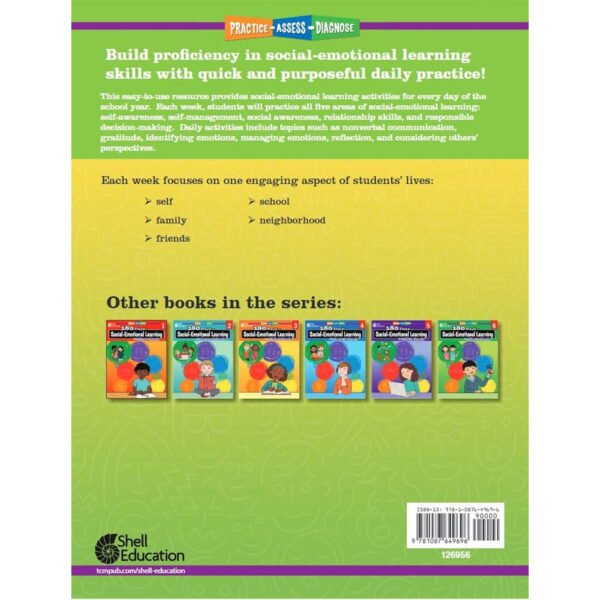 3DBook Template - Book07 180 Days of Social-Emotional Learning for Kindergarten