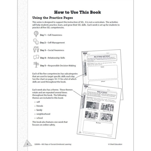 3DBook Template - Book07 180 Days of Social-Emotional Learning for Kindergarten