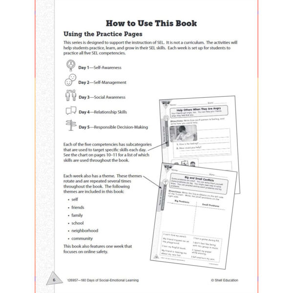 180 Days of Social-Emotional Learning for First Grade