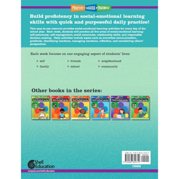 3DBook Template - Book07 180 Days of Social-Emotional Learning for Second Grade
