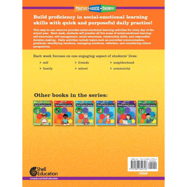 3DBook Template - Book07 180 Days of Social-Emotional Learning for Third Grade