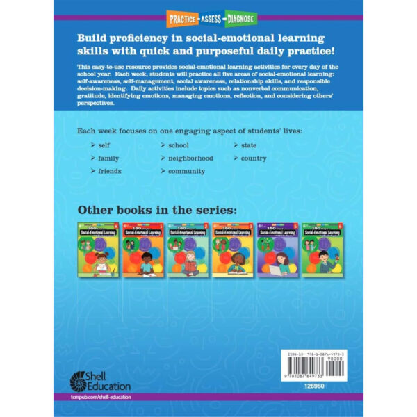 3DBook Template - Book07 180 Days of Social-Emotional Learning for Fourth Grade