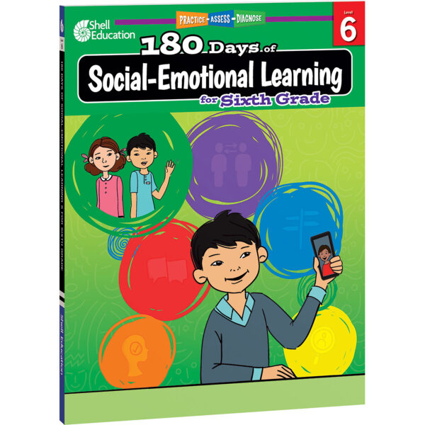 3DBook Template - Book07 180 Days of Social-Emotional Learning for Sixth Grade