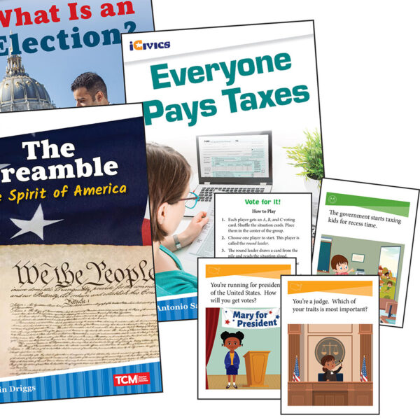 ERSSEP131233_2.jpg iCivics Grade 3: Leadership & Responsibility 5-Book Set + Game Cards