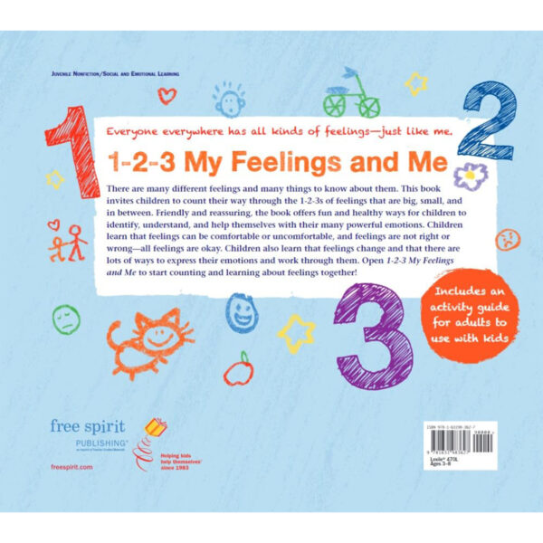 1-2-3 My Feelings and Me Book
