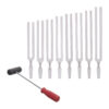 ERSSKFPH36126_2.jpg Tuning Forks With Hammer, Aluminum, Set of 8