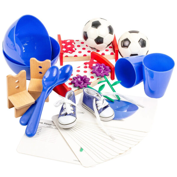Language Builder 3D-2D Matching Kit, Everyday Objects