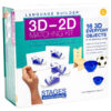 Language Builder 3D-2D Matching Kit, Everyday Objects