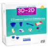 Language Builder 3D-2D Matching Kit, Everyday Objects