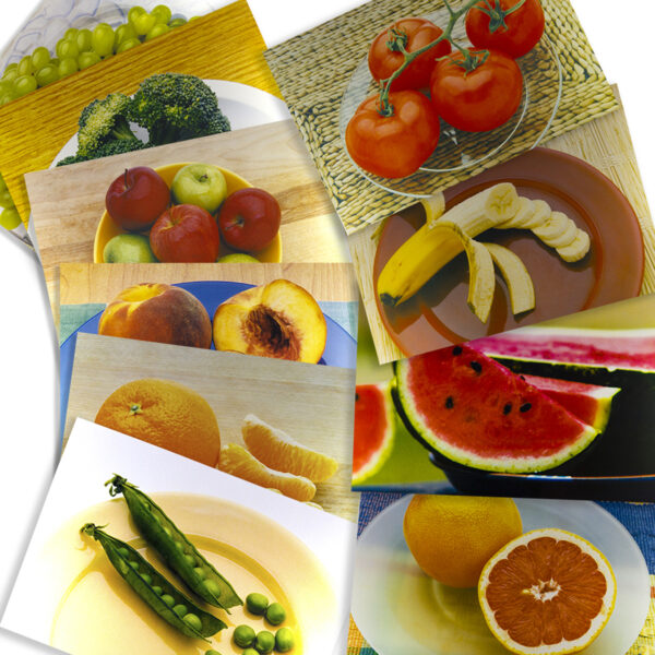 ERSSLM153_1.jpg Fruits & Vegetables Real Life Learning Poster Set, Set of 14