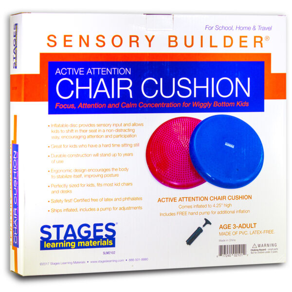 Sensory Builder Active Attention Chair Cushion, Red