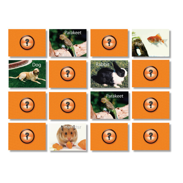 ERSSLM221-3_2.jpg Pets Photographic Memory Matching Game, Pack of 3