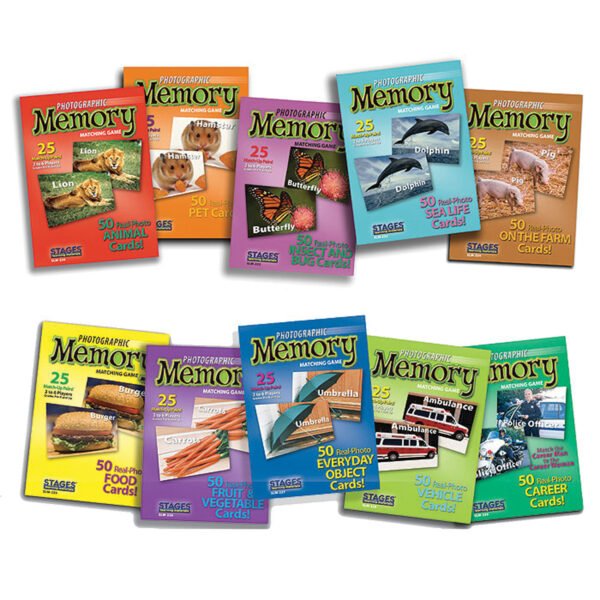 ERSSLM992_1.jpg Photographic Memory Matching Games, Set of 10