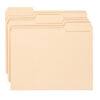 File Folders, 1-3-Cut Tab, Letter, Manila, Box of 100