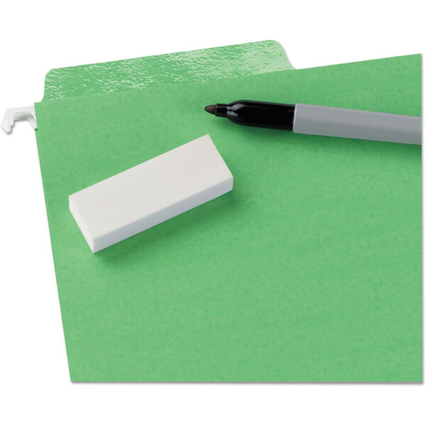 Erasable FasTab Hanging File Folder, 1-3-Cut Built-In Tab, Letter Size, Assorted Colors, Box of 18