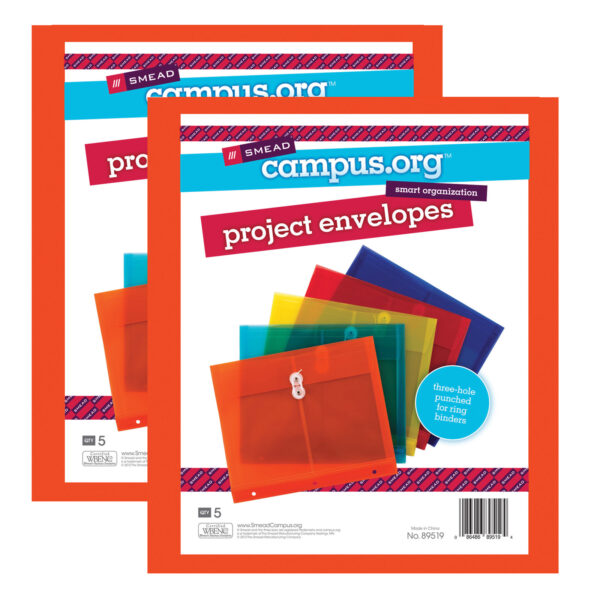 ERSSMD89519-2.jpg Poly Project Envelopes, 5 Per Pack, 2 Packs