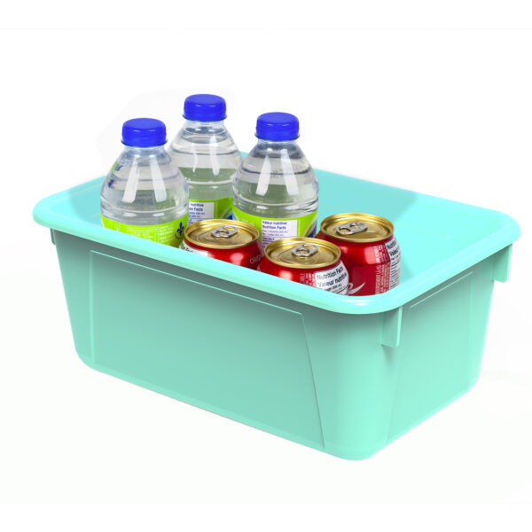 Small Cubby Bin, Teal, Pack of 5