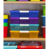 Stack & Store Box Craft Organizer, Assorted Colors, 5-Pack