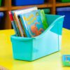Large Book Bin, Assorted Colors, Set of 6
