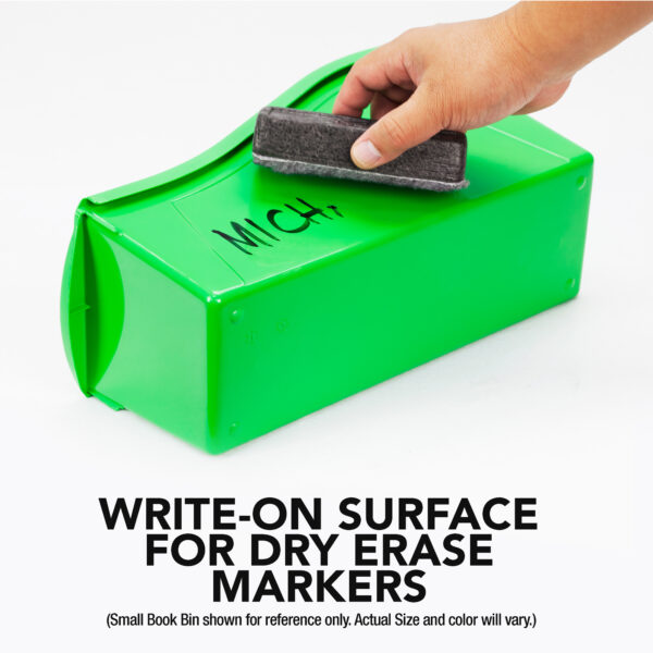 Large Book Bin, Assorted Colors, Set of 6