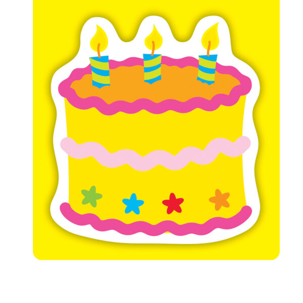 Birthday Cake Mini Accents, 36 Per Pack, 6 Packs