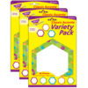 Color Harmony Hexa-swirls Classic Accents Variety Pack, 36 Per Pack, 3 Packs