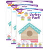 Garden Birdhouses Classic Accents Variety Pack, 36 Per Pack, 3 Packs