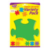 Puzzle Pieces Classic Accents Variety Pack, 36 Per Pack, 3 Packs