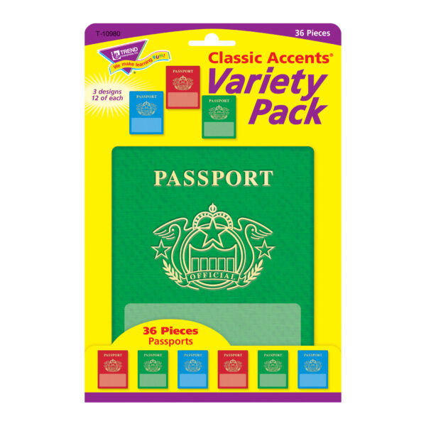 ERST-10980-3_3.jpg Passports Classic Accents Variety Pack, 36 Per Pack, 3 Packs