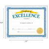 Certificate of Excellence Classic Certificates, 30 Per Pack, 6 Packs