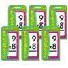 Multiplication 0-12 Pocket Flash Cards, 6 Packs
