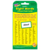 Sight Words  Level C Pocket Flash Cards, 6 Packs