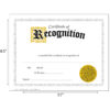 ERST-2564-6_1-1.jpg Certificate of Recognition Classic Certificates, 30 Per Pack, 6 Packs