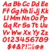 ERST-2700-3_1-1.jpg Red 4" Italic Combo Ready Letters, 193 Per Pack, 3 Packs