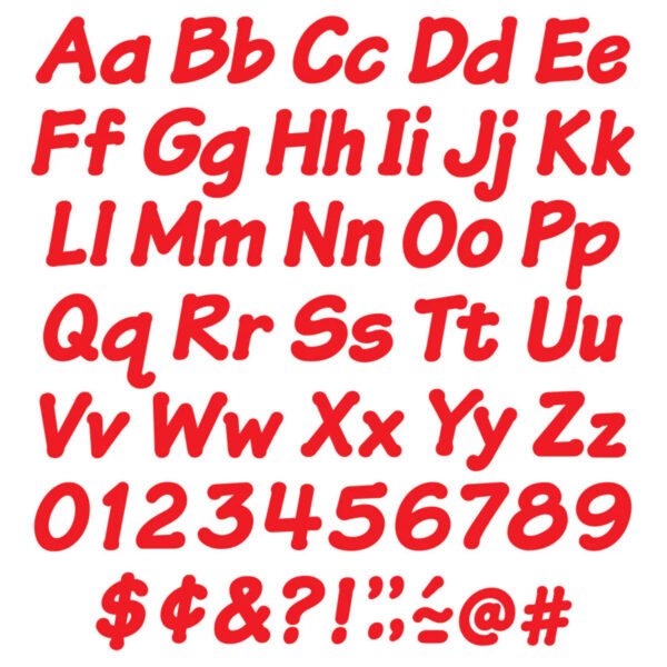 ERST-2700-3_1-1.jpg Red 4" Italic Combo Ready Letters, 193 Per Pack, 3 Packs