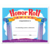 Honor Roll Award Colorful Classics Certificates, 30 Per Pack, 6 Packs