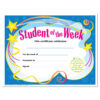 Student of The Week Colorful Classics Certificates, 30 Per Pack, 6 Packs