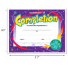 Certificate of Completion Colorful Classics Certificates, 30 Per Pack, 6 Packs