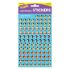 Perky Penguins superShapes Stickers, 800 Per Pack, 6 Packs