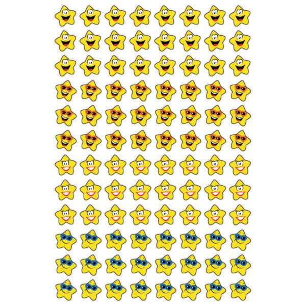 Star Brights superShapes Stickers, 800 Per Pack, 6 Packs