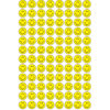 Neon Yellow Smiles superSpots Stickers, 800 Per Pack, 6 Packs