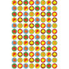 Fall Leaves superSpots Stickers, 800 Per Pack, 6 Packs