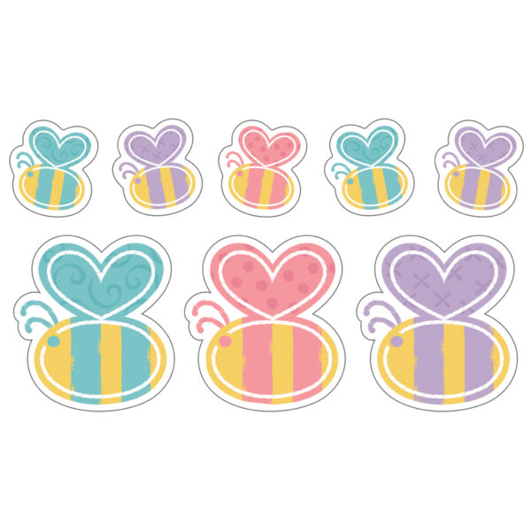 Garden Bees Large superShapes Stickers, 152 Per Pack, 6 Packs