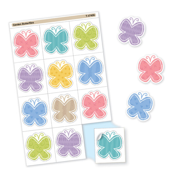 ERST-47406-6_3.jpg Garden Butterflies Tear , 60 Per Pack, 6 Packs