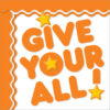 Orange 4" Casual Uppercase Ready Letters, 6 Packs