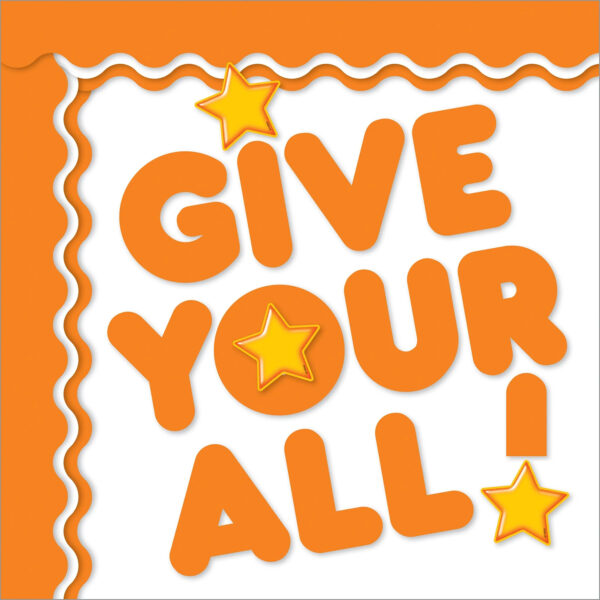 Orange 4" Casual Uppercase Ready Letters, 6 Packs